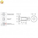 ЗУБР M6x12 мм, 5 кг (730 шт), оцинкованная, шест. 4 мм, гайка Эриксона с полукруглой головкой 303760-4