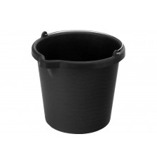 Ведро строительное пластмассовое СИБРТЕХ, 16 л, высокопрочное, с носиком 81479