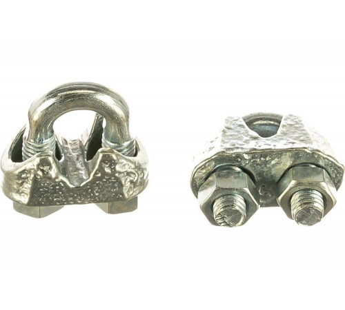 ЗУБР 5 мм, 2 шт., зажим троса DIN 741 304416-05 Профессионал