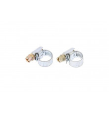 Металлические хомуты СИБРТЕХ, стандартное болтовое крепление, 12-20мм, 2шт, ширина 9мм, 47656