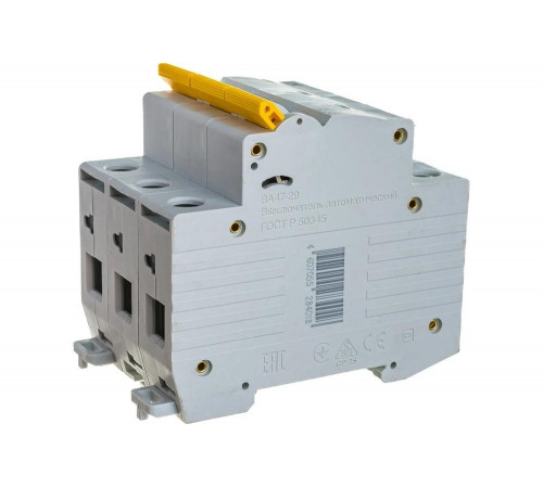 Модульный автоматический выключатель IEK MVA20-3-016-B: надежная защита электрических сетей