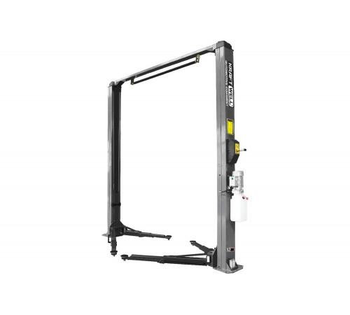 Двухстоечный электрогидравлический подъемник KraftWell г/п 4000 кг, серый, напряжение 220 В KRW4MU/220