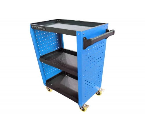 Качественная инструментальная тележка KraftWell KRW-T3PB