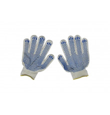 Перчатки из ПВХ Вихрь белые, 5 пар 73/4/1/3