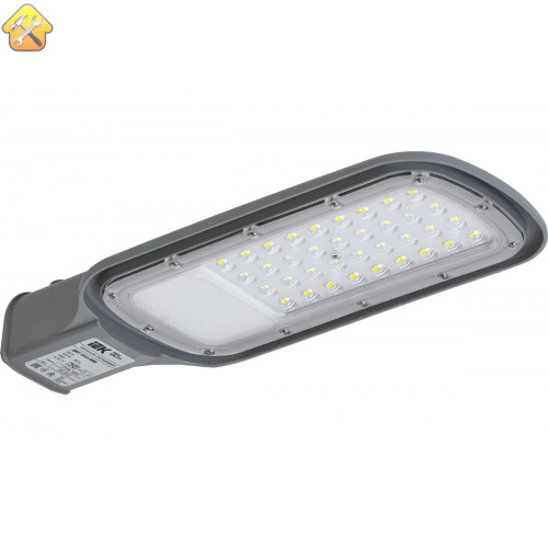 Светильник IEK LED ДКУ 1012-50Ш 5000К, IP65, серый LDKU1-1012-050-5000-K03