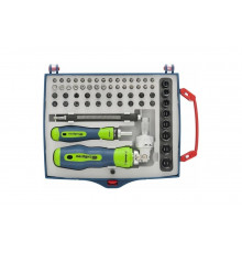 Реверсивные отвертки с набором бит СИБРТЕХ 61 предметов 13363