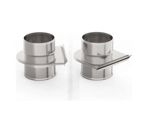 Шибер задвижка Ferrum 0.8 мм ф120 f5203