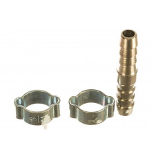 Переходник елочка - елочка (6 мм; два обжимных кольца 9х11 мм) FUBAG 180390