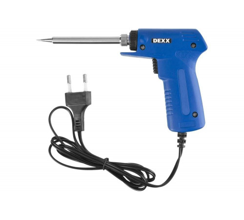 Паяльник, 2 уровня мощности 30-130Вт, пистолетная рукоятка DEXX 55317-130