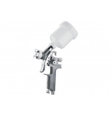 Пневматический краскопульт с верхним бачком Zitrek ZKSG125P HVLP 125 мл, пластик 018-1084