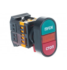 Кнопка IEK APBB-22N Пуск-Стоп 1з+1р ИЭК BBD11-APBB-K51
