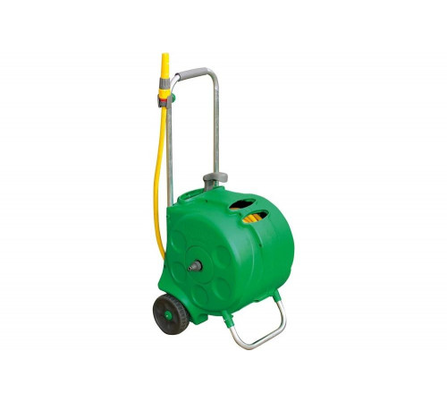 Компактная тележка со шлангом Maxi Plus (12.5 мм, 30 м) и набором коннекторов Hozelock 2416P0000