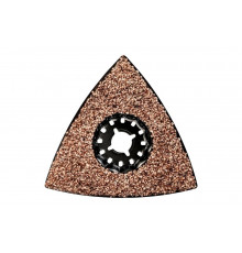 Пластина шлифовальная треугольная (78 мм; HM; зернистость 30; Starlock) Metabo 626963000