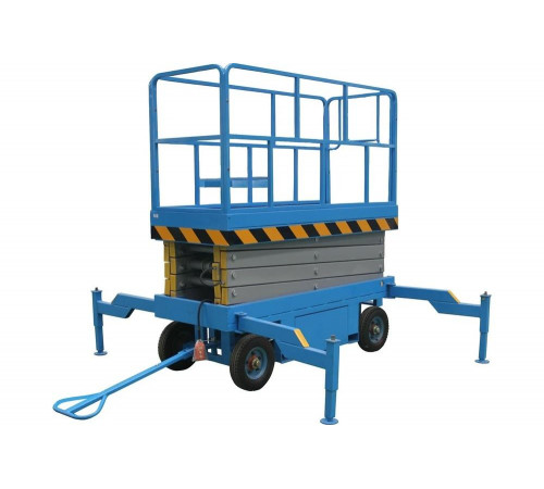 Ножничный самоходный подъемник TOR 500 кг, 9 м, SJY-0,5-9DC (автономный) (Y) 1031064