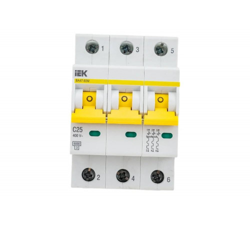 Автоматический выключатель IEK ВА47-60M: надежное электрическое оборудование для безопасности вашей системы