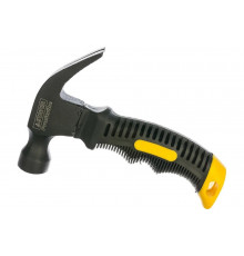 Молоток-гвоздодер STAYER COMPACT укороченный с фибергласовой рукояткой, 225г 2026-225