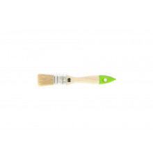 Плоская кисть, 25 мм натуральная щетина, деревянная ручка СИБРТЕХ 82261