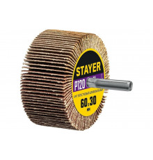 Круг шлифовальный лепестковый на шпильке (60x30 мм; P120) STAYER 36608-120