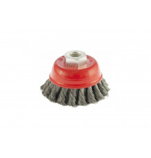 Щетка чашечная двухрядная (75 мм; М14, крученая проволока 0,35 мм) для УШМ MTX 74676