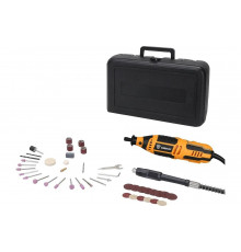 Электрический гравер DEKO DKRT200E с регулировкой скорости, 200 Вт, в кейсе + набор аксессуаров 43 шт 063-1411