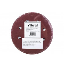 Бумага шлифовальная (20 шт; 180 мм; зерно 400; 8 отверстий) Sturm DWS6010-9400