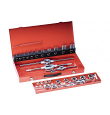 Резьбонарезной набор MF3-MF20 HSS метчики+плашки+воротки, 43шт RUKO 245041