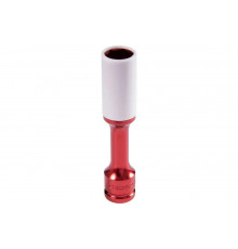 Головка торцевая ударная глубокая тонкостенная 1/2", 21 мм, пластиковая защита KING TONY 495521MX