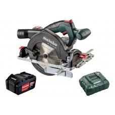 Аккумуляторная дисковая пила Metabo KS 18 LTX 57 + 1 Li-Powerх 4 Ач + ЗУ ASC30-36 T03480