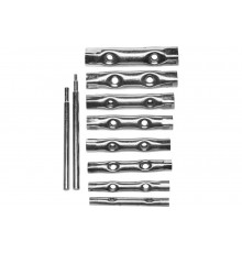 Набор трубчатых ключей DEXX 6-22 мм, 10 предметов 27192-H10