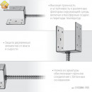 ЗУБР 151х120х60 мм, основание столба U-образное 310286-150
