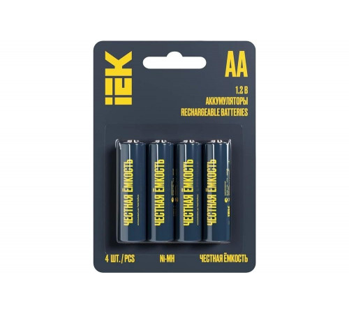 Аккумулятор IEK green ni-mh aa 2700мач (4шт/блистер) AAK-NIMH-06-2700-L04
