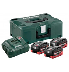 Набор Basic-Set: 3 аккумулятора 5.5 Aч, 18 В, LiHD, зарядное устройство ASC30-36 Metaloc Metabo 685069000