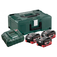 Набор Basic-Set: 3 аккумулятора 5.5 Aч, 18 В, LiHD, зарядное устройство ASC30-36 Metaloc Metabo 685069000