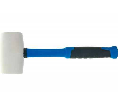 ЗУБР 900 г, киянка резиновая белая с фиберглассовой ручкой 20531-900_z02 Профессионал