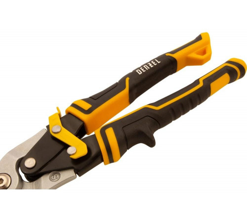 Ножницы по металлу Denzel 270мм, прямой рез,сталь-CrMo, трехкомп.рук-ки 78370 0.47, 330мм, 95мм, 30мм, Арт. 78370