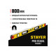STAYER 800 мм, 3 глазка, точность 0.5 мм/м, уровень магнитный PRO STABIL MAGNET 3480-080