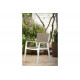 Стул KETER Harmony armchair белый- капучино 17201284