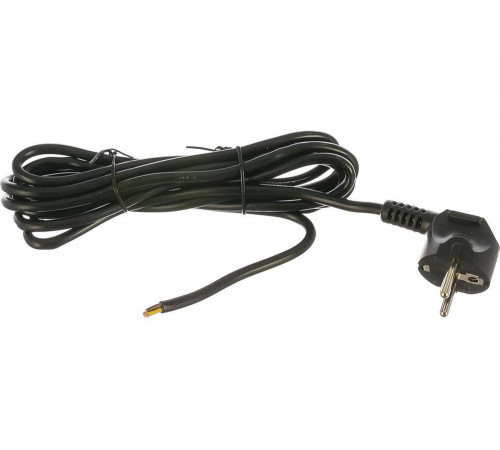 Сетевой шнур RUCELF ПВС-ВП 3х0,75 S22 черный 3 м 00-00003054