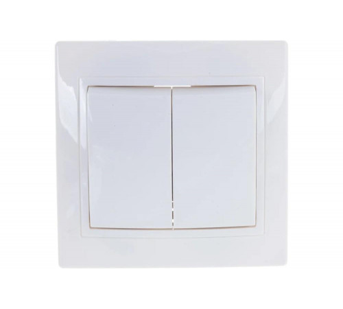 IEK КВАРТА - двухклавишный выключатель