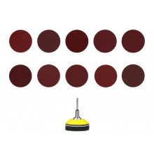 Набор шлифовальных кругов с держателем RT101 101 предмет для гравера DEKO 065-0675