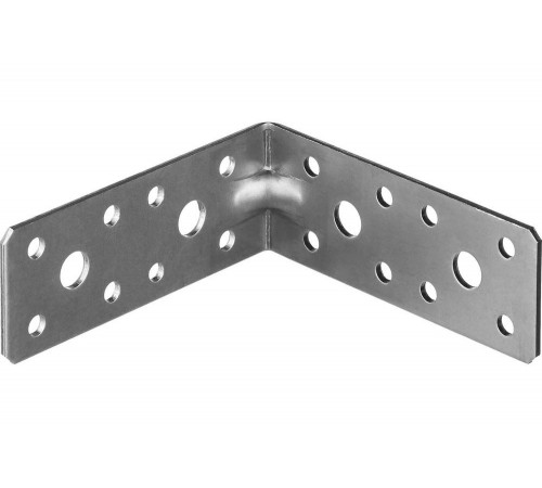 ЗУБР 35х90х90 мм, уголок крепежный усиленный 310116-35-090