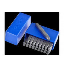 Клейма Зубр Профессионал буквенные латинские, шрифт 6мм 21505-06_z01