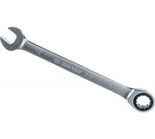 Трещоточный комбинированный ключ KING TONY373113M