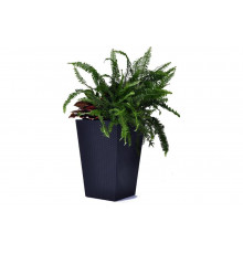 Кашпо Keter Rattan Planter M 55.4 л, графит 228974