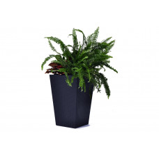 Кашпо Keter Rattan Planter M 55.4 л, графит 228974