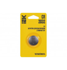 Дисковая литиевая батарейка IEK cr2032 ABT-CR2032-OP-L01