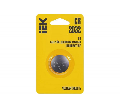 Дисковая литиевая батарейка IEK cr2032 ABT-CR2032-OP-L01