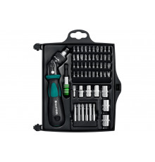 Реверсивно-рычажная отвертка с насадками KRAFTOOL X-Force-55 55 шт 25554-H55_z01