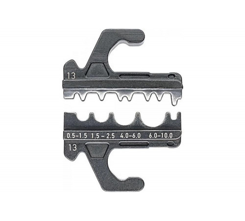 Плашка опрессовочная MultiCrimp неизолированные гильзы DIN 46234/235/341/267, 4 гнезда, 10/16/25 мм Knipex KN-973913