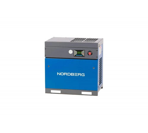 Винтовой компрессор NORDBERG 7.5 кВт, 10 Бар, 960 л/мин, IP23, без ресивера NCB10